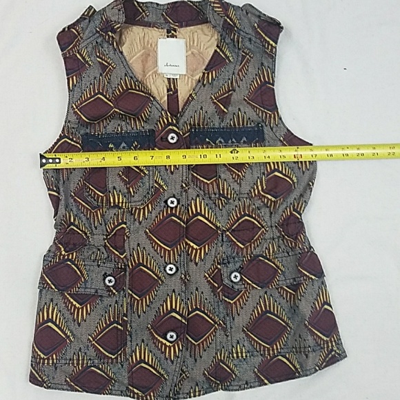 Anthropologie Elevenses African Safari Vest. - Picture 7 of 8